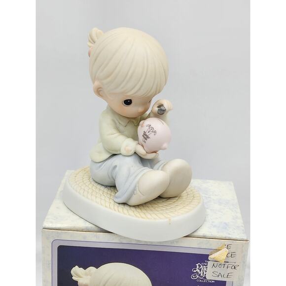 Precious Moments Figurine You Can Always Count On Me Vintage W/Box Tags - Picture 1 of 10